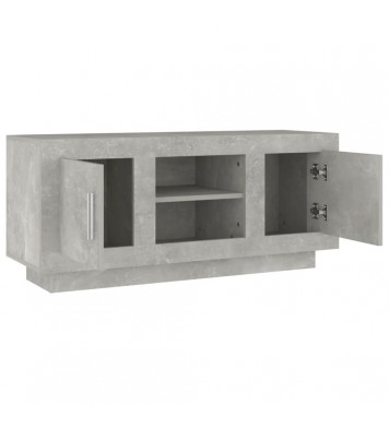 vidaXL TV Stand Concrete Gray 40.2"x13.8"x17.7" Engineered Wood