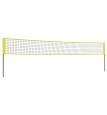 vidaXL Volleyball Net Yellow and Black 324"x96.1" PE Fabric