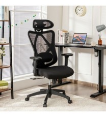 High Back Mesh Executive Chair with Adjustable Lumbar Support