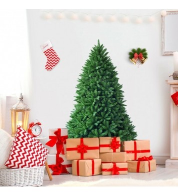 5 Feet Artificial Fir Christmas Tree with 600 Branch Tips