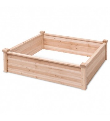 Wooden Square Garden Vegetable Flower Bed