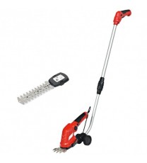 7.2V Cordless Grass Shear with Extension Handle and Rechargeable Battery