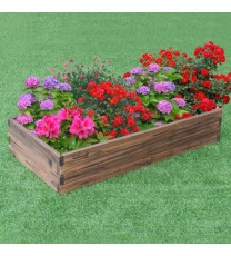 Elevated Wooden Garden Planter Box Bed Kit