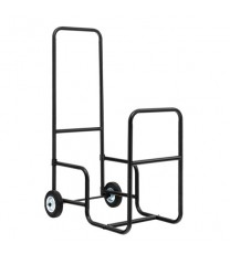 Firewood Log Cart Carrier with Anti-Slip and Wear-Resistant Wheels