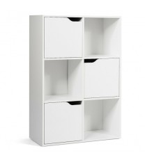 6 Cubes Wood Storage Shelves Organization