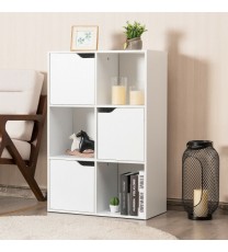 6 Cubes Wood Storage Shelves Organization