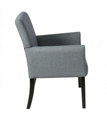 Executive Guest Chair Reception Waiting Room Arm Chair-Gray