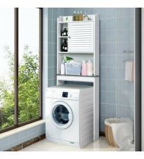 3-Tier Bathroom Over-the-toilet Storage Cabinet with Adjustable Shelves