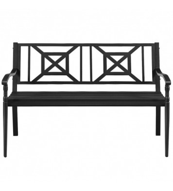 Patio Garden Bench with Powder Coated Steel Frame