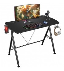 Y-shaped Gaming Desk with Phone Slot and Cup Holder