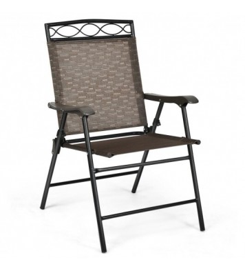 Set of 4 Patio Folding Chairs