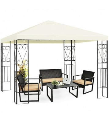 10 x 10 Feet Patio Gazebo Canopy Tent Garden Shelter