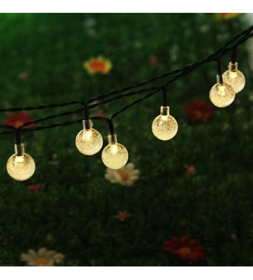 Solar 30 LED Outdoor Waterproof Party String Fairy Light Festival Ambience Lights