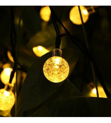 Solar 30 LED Outdoor Waterproof Party String Fairy Light Festival Ambience Lights