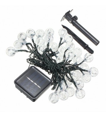 Solar 30 LED Outdoor Waterproof Party String Fairy Light Festival Ambience Lights