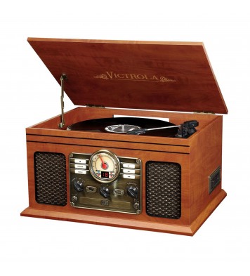 6-in-1 Victrola Entertainment Center