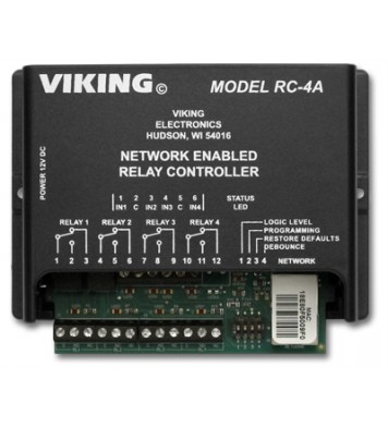 Network Enabled 4 Relay Controller