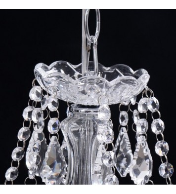 Elegant Crystal Chandelier Ceiling Light - Color: Transparent