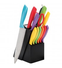 Gibson Home Color Vibes 14 Piece Cutlery Knife Set