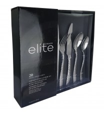 Gibson Elite Ambassador 20 Piece Stainless Steel Flatware Set