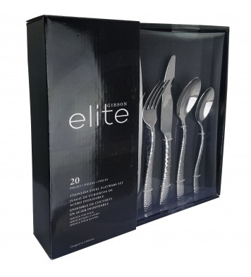 Gibson Elite Ambassador 20 Piece Stainless Steel Flatware Set