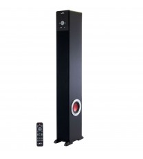 beFree Sound Bluetooth Powered 90 Watt Tower Speaker in Black with 5.1 Inch Subwoofer