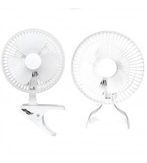 Optimus 6 in Convertible Personal Clip-on/Table Fan in White