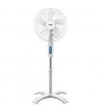 Optimus 16 in. Wave Oscillating 3-Speed Stand Fan with Remote Control