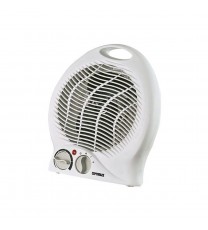 Optimus Portable Fan Heater with Thermostat in White