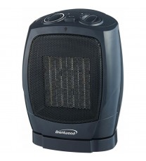 Brentwood 1500 Watt Ceramic Oscillating Fan Heater