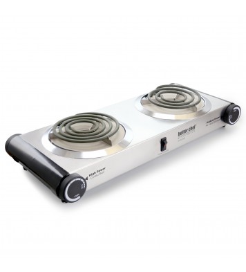 Better Chef Stainless Steel Dual Electric Burner