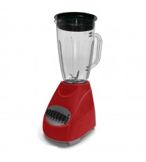 Brentwood 12 Speed Blender with Glass Jar in Red