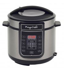 Megachef 6 Quart Digital Pressure Cooker with 14 Pre-set Multi Function Features