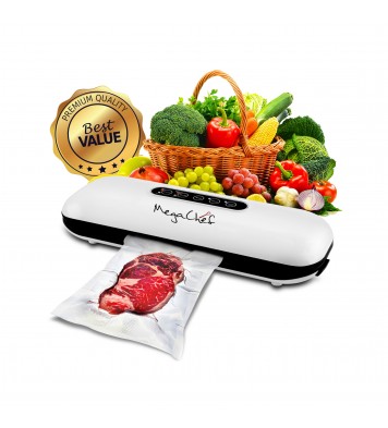 MegaChef Home Vacuum Sealer and Food Preserver with Extra Bags