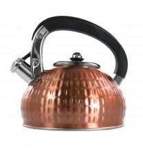 MegaChef 3 Liter Stovetop Whistling Kettle in Copper