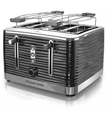 Russell Hobbs Retro Style 4 Slice Toaster in Black