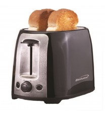 Brentwood  2 Slice Cool Touch Toaster ; Black and Stainless Steel