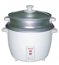 Brentwood 4 Cup Rice Cooker / Non-Stick with Steamer in White