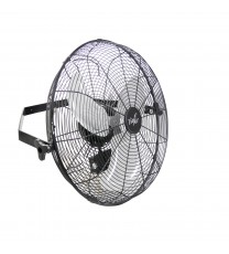 Vie Air Dual Function 18 Inch Wall Mountable Tilting Fan with 3 Speed Motor in Black