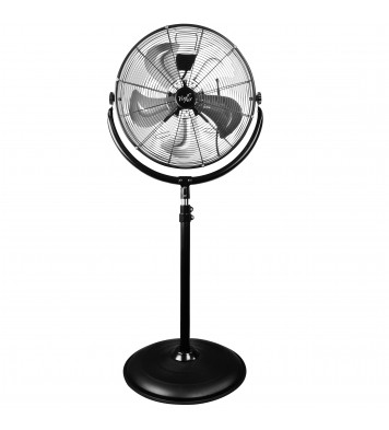 Vie Air 20 Inch Industrial 3 Speed Heavy Duty Powerful and Quiet Metal High Velocity 360 Degree Tilting Pedestal Drum Fan