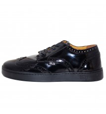 WingTip - Black Patent (Synthetic) Leather