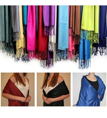 Privilege Pashmina Shawls With Fringe Benefits