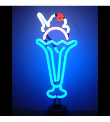 Ice Cream Soda Neon Sculpture