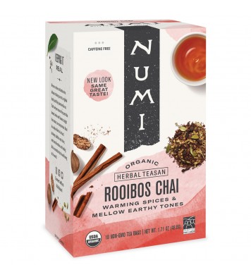 Numi Tea Ruby Chai Herbal Tea (6x18 Bag)