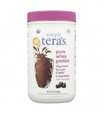 Tera's Whey Protein - rBGH Free - Fair Trade Dark Chocolate - 24 oz