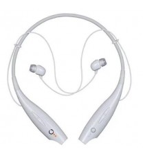 Color: White - Bluetooth Magnetic headphones with phone answer function