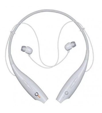 Color: White - Bluetooth Magnetic headphones with phone answer function