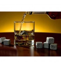 Whiskey on THE ROCKS - Pure Soapstone Rocks set of 9