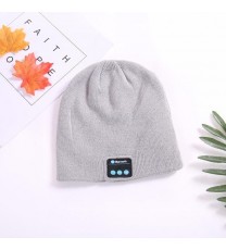 Color: Grey - Musical Beanie Bluetooth Hat