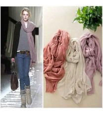 Color: B - Mauve - POETRY IN MOTION Modern Vintage Shawl Scarves